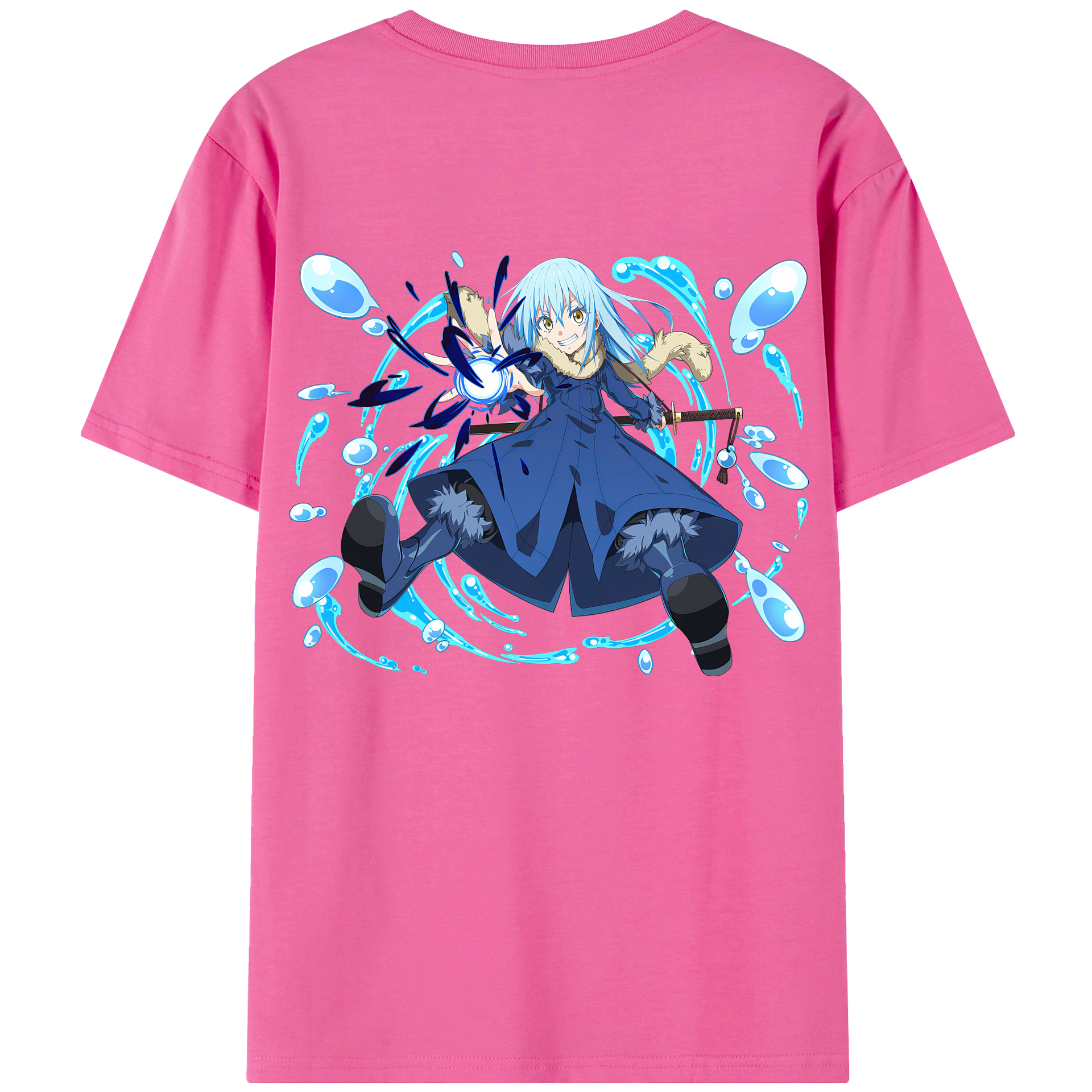 （画像用） 転スラ Regarding Reincarnated to Slime レディース半袖Tシャツ(バックプリント)